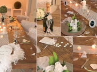 Déco de table de baptême ou communion